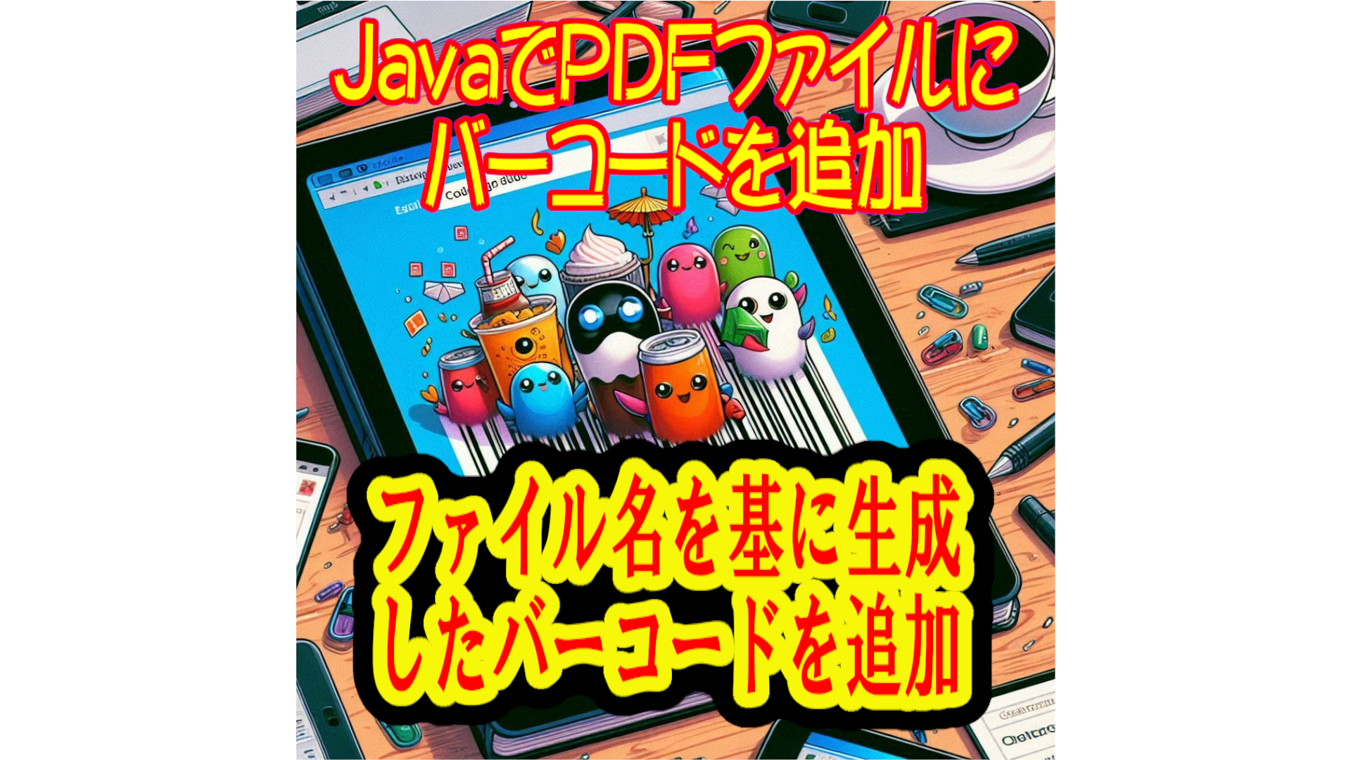 プログラマー必見！JavaでPDFファイルにバーコードを追加する完全ガイド