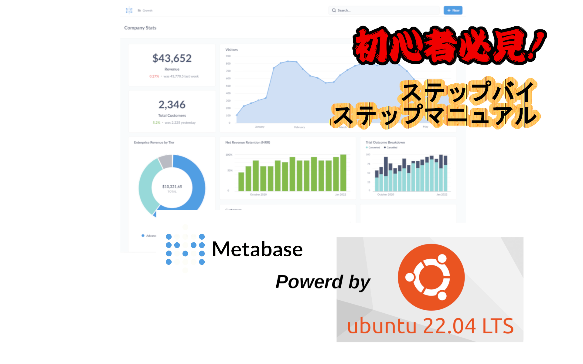 Metabase-PowerBy-Ubuntu マニュアル