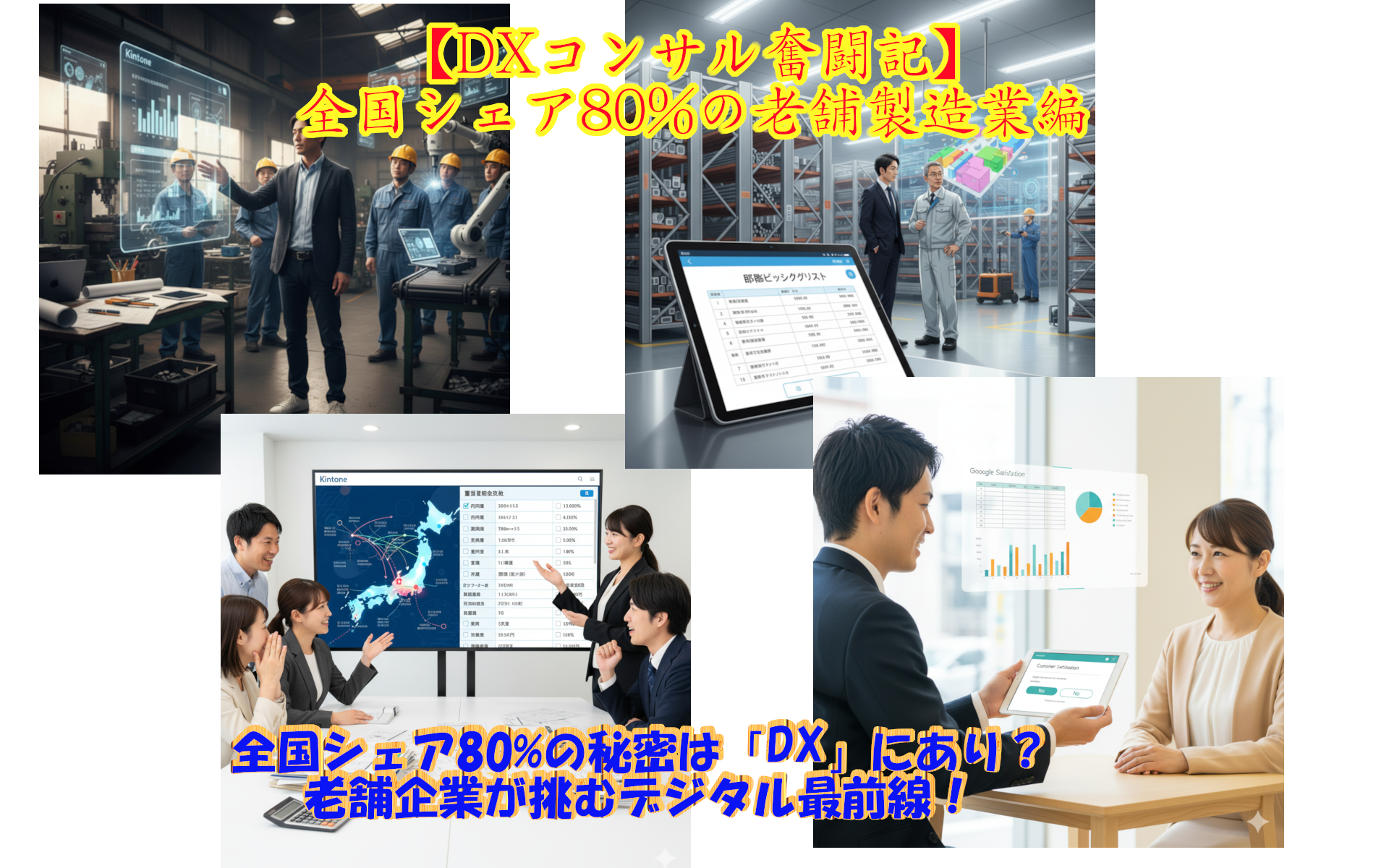 全国シェア80%の秘密は「DX」にあり？老舗企業が挑むデジタル最前線！