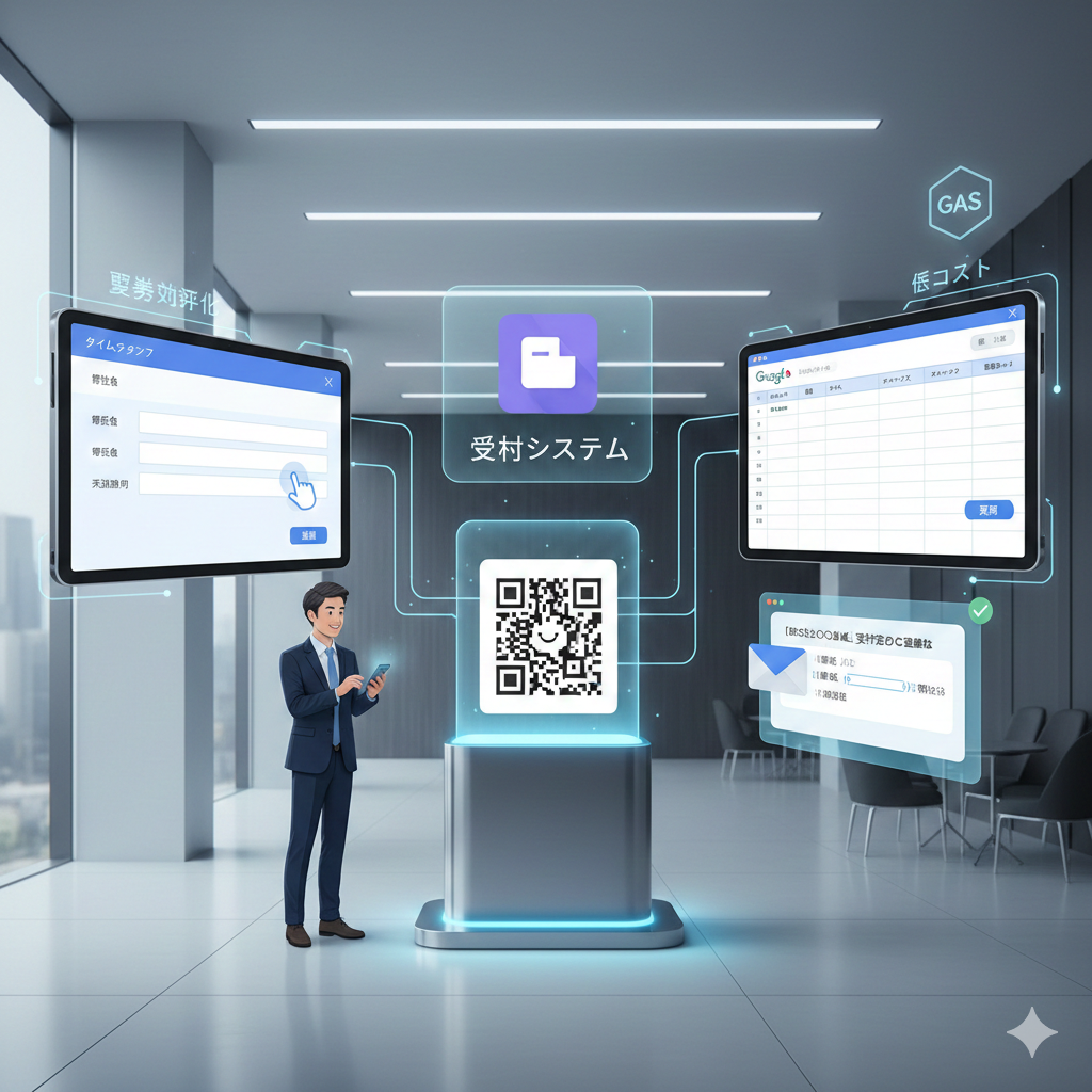 【もう受付で待たせない！】Googleフォーム×GASで実現する顧客対応を劇的に効率化する簡易受付システム