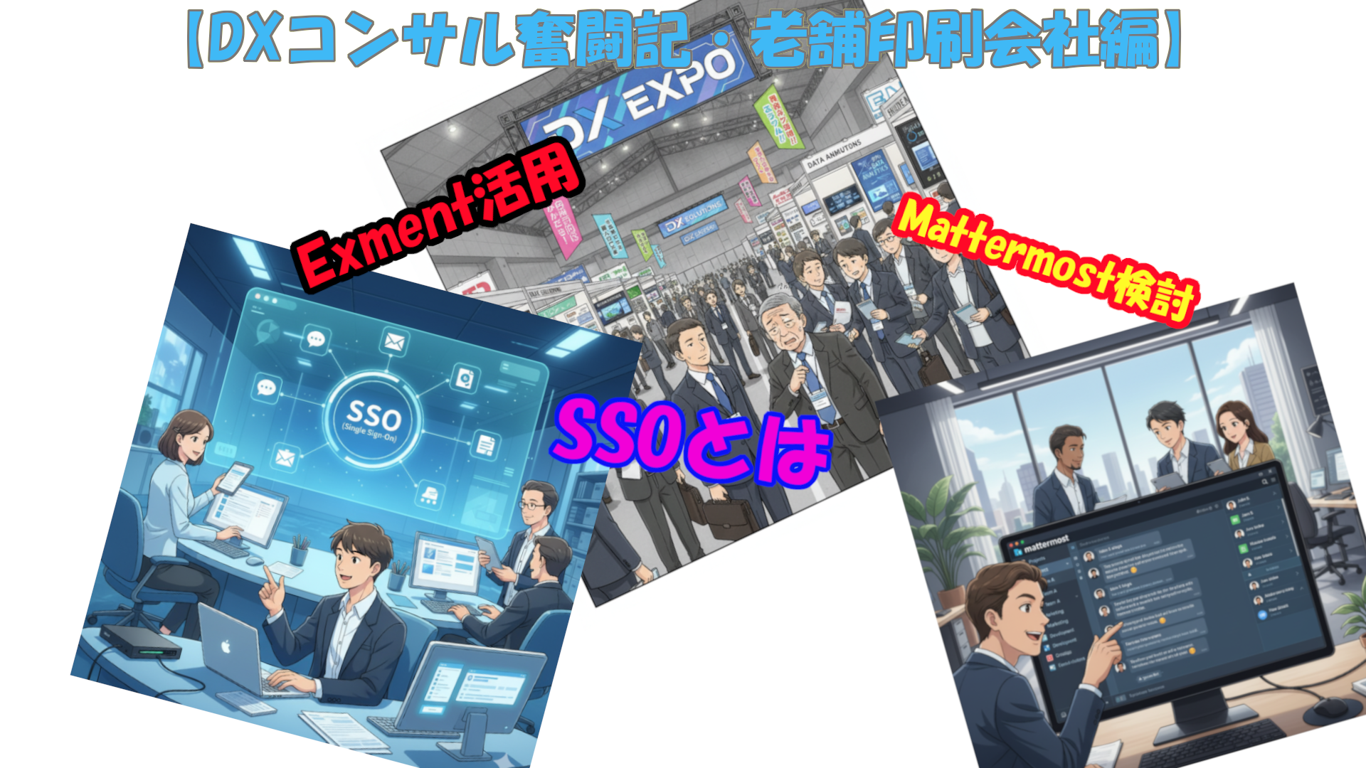 【DXコンサル奮闘記】老舗印刷会社編：失敗から学ぶ！展示会、チャットツール、SSO戦略のすべて