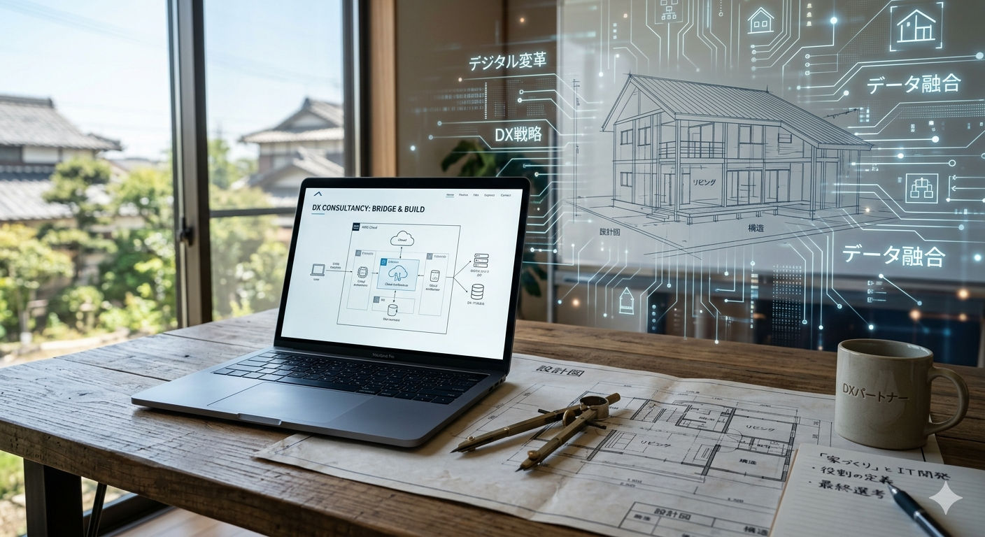 【DXコンサル奮闘記】自動車部品メーカー編🚗💨DXの成否は「設計図」で決まる？IT導入を家づくりに例えて解説