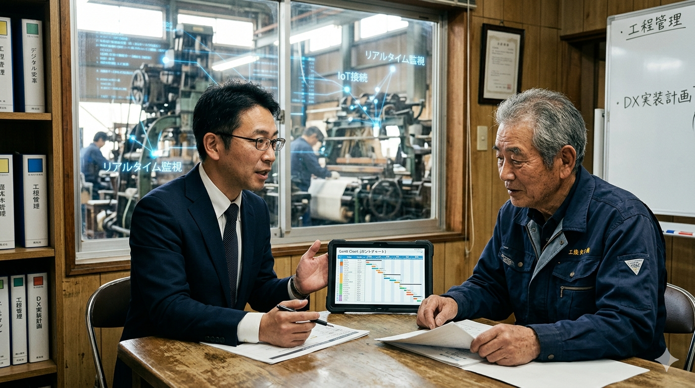 【DXコンサル奮闘記】「頼んだことが終わっていない！」老舗製造業の社長からの叱責。契約の「壁」を越えて見えた、真の伴走支援とは。