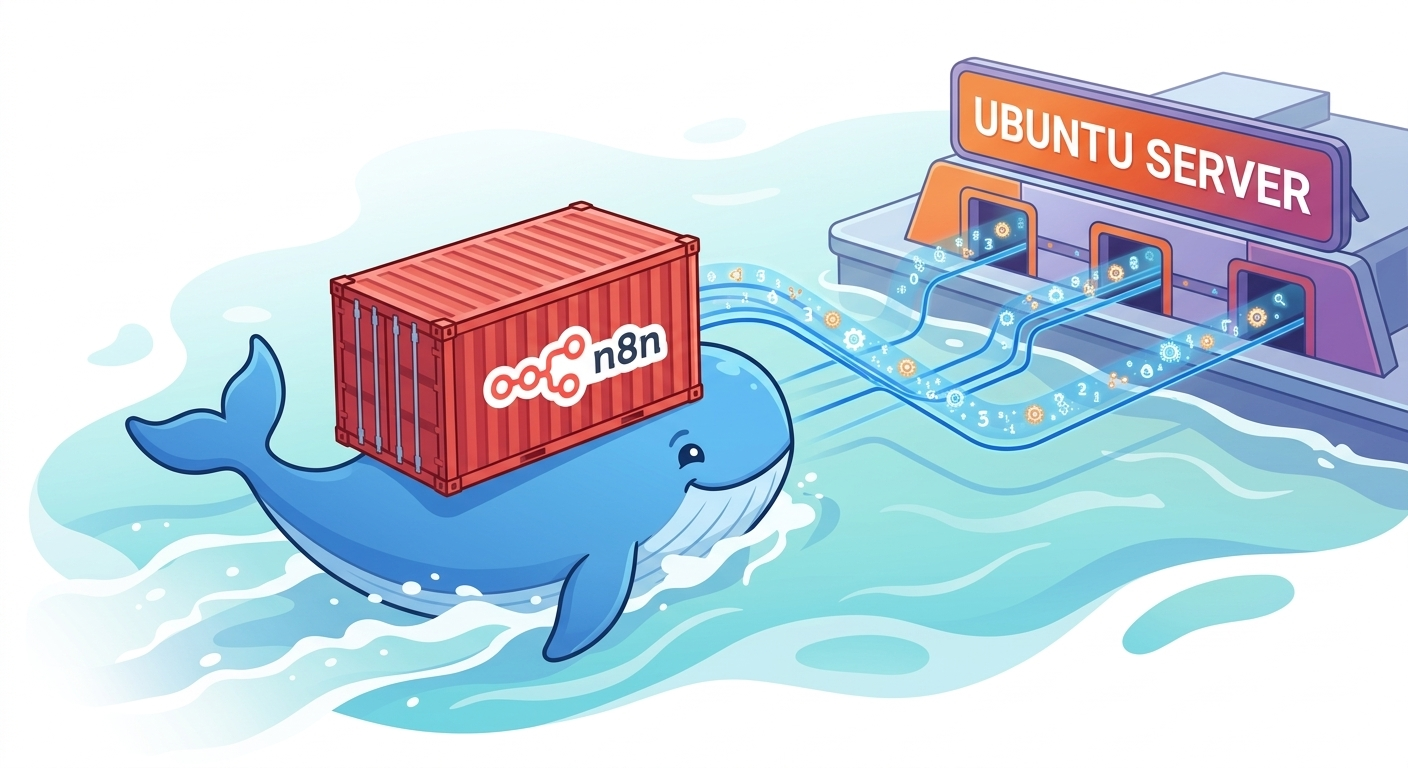 【保存版】VirtualBox + Ubuntu + Dockerで自分専用の自動化サーバー「n8n」を構築する完全ガイド